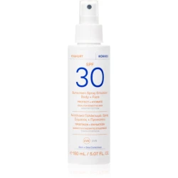 Korres Yoghurt Emulzija u spreju za zaštitu od sunca za lice i telo SPF 30, 150 ml