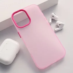 Maska Electro Glow Frame za Samsung A07/ A075F roze
