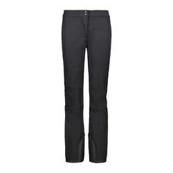 CMP WOMAN PANT WITH INNER GAITER, ženske hlače za skijanje, crna 30A0866