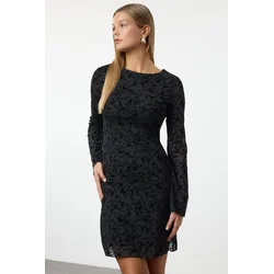 Trendyol Milla Ženska haljina Twoaw25El00562, Crna