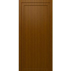 Solid elements PVC vrata KF01 smeđa puna 1980x980 mm desna