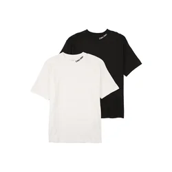 Calvin Klein Jeans Majica  črna / bela