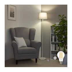 Brilagi - LED stojeća lampa CERIA 1xE27/40W/230V prečnik 30 cm siva/bela