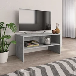 TV ormarić od iverice siva boja betona 80 x 40 x 40 cm