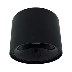 LED spot svetlo LED/9W/230V prečnik 9 cm crna