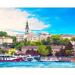 Dijamantski mozaik Beograd, 40?50 cm