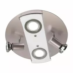 Eglo Pawedo 1 spot/4, led, gu10, 4x3w, 4x240lm, nikl-mat/hrom bela