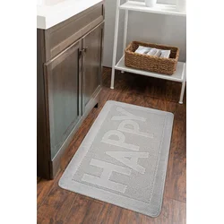Lessentiel Maison Podloga za kupatilo Happy, 60x100 cm, Siva