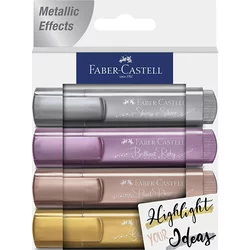 FABER CASTELL Set flomastera Textliner 46 4/1 metalic 154623