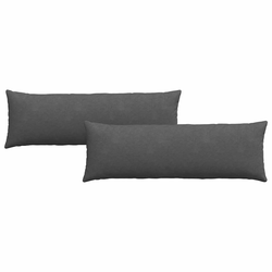 Jastučići za sofu 2 pcs Tamno siva 120 x 40 cm Kordura tekstil