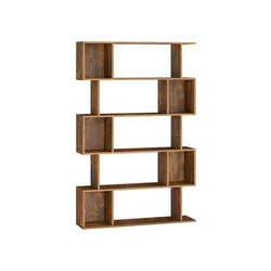 Songmics Knjižna omara 24x90x159 cm rjava