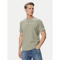 Tommy Jeans Majica DM0DM20744 Zelena Regular Fit