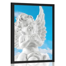 Plakat skrben angelček na nebu - 60x90 no frame