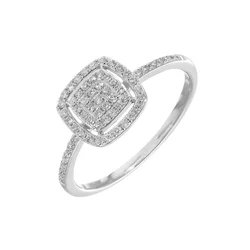 DIAMANT LETERNEL Prstan srebrna