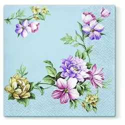 Serviete za decoupage Blue Garland - 1 kos (Serviete za)