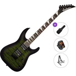 Jackson JS Series Dinky Arch Top JS32Q DKA HT AH Basic SET Transparent Green Burst Električna kitara