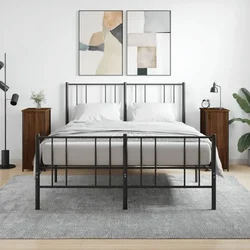 Noćni ormarići 2 kom boja hrasta 32x42x80 cm konstruirano drvo