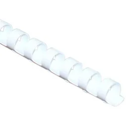 DSB SPIRALE PVC 8 MM, BELE, 100 KOS