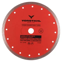 Turbo diamantni disk VROČE STISKAN KAKOVOSTNO 125x1,0x10x22,2 mm