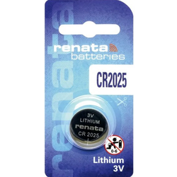 RENATA Renata baterija CR 2025 3V Litijum baterija dugme, Pakovanje 1kom
