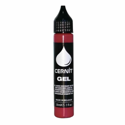 Cernit Polimerni tekoči gel 30 ml - rdeč