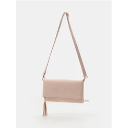 Sinsay - Crossbody torba sa dekorativnim rajsferšlusom - pastelno roze