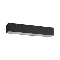 Eglo 901916- LED solarno zidno svetlo sa senzorom VOSCARI LED/6,8W/3,7V IP54 crna