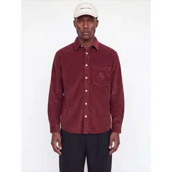 JACK & JONES Srajca JORFREDERIKSBERG vinsko rdeča