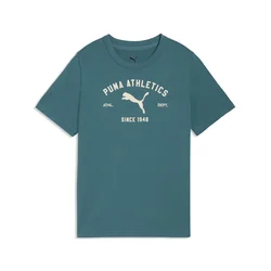 PUMA Class Graphic Tee Youth, Shop, Emerald Ice, 7-8Y