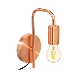 Atmosphera - Zidna lampa KELI 1xE27/40W/230V bakrena