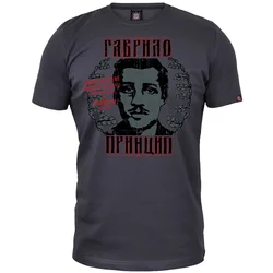 Muška majica kratkih rukava Gavrilo Princip, Tamnosiva