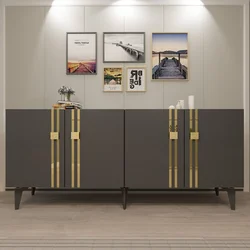Hanah Home Konzola Bahar KB150, 150x80x35 cm, Antracit