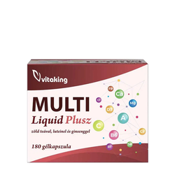 Vitaking - Multi Liquid Plus Multivitamin, 180 mehkih kapsul