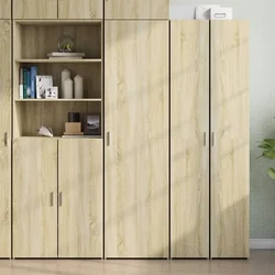 Visoka komoda boja hrasta 50x42,5x185 cm od konstruiranog drva