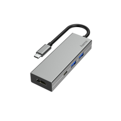 Hama USB TYPE-C 9 IN 1 docking adapter (4x USB3.1, HDMI, LAN, USB-C, PD, SD) 200103