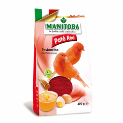 MANITOBA Paté Red 400 g Jajčana hrana za uzgoj crvenih kanarinaca