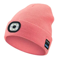 Kapa led sa bluetooth slusalicama (BT-01) roze