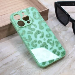 Maska za mobilni telefon iPhone 14 Pro SHINY GLASS, Svetlozelena