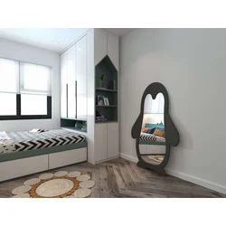 Hanah Home Podno ogledalo Penguin, 90 cm x 150 cm, Crno