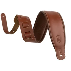Levys Amped Leather Walnut Pas za kitaro