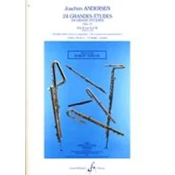 ANDERSEN: 24 GRANDES ETUDES I OP.15 NOTE