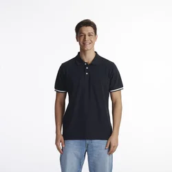 Sergio Tacchini Muška majica kratakih rukava Polo Rob, Teget