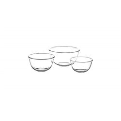 PYREX KOMPLET POSOD 3 KOSI, 0,7L+1,1L+2,3L, STEKLO