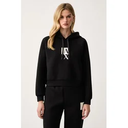 Armani Exchange pulover s kapuco ženski