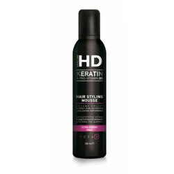 FARCOM HD Keratin Pena za kosu Ultra Strong Hold, 250 ml