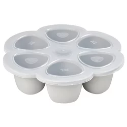 Beaba Multiportions silikon posude 6/1 90ml, siva