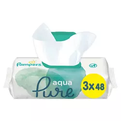 Pampers 3x vlažne maramice Aqua Pure - 48 komada