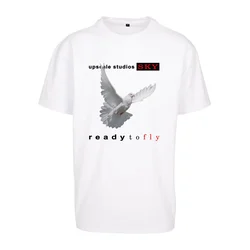 Mens T-shirt Ready to fly white