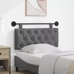 vidaXL Visoki naslon za glavo Temno siva 110 x 55 x 7 cm blago