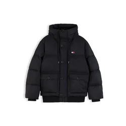 Tommy Jeans Zimska jakna črna
